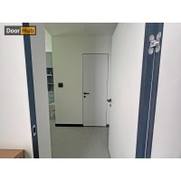 HPL Doors with Royal Black Profile UAE – Luxury Architectural Door Systems